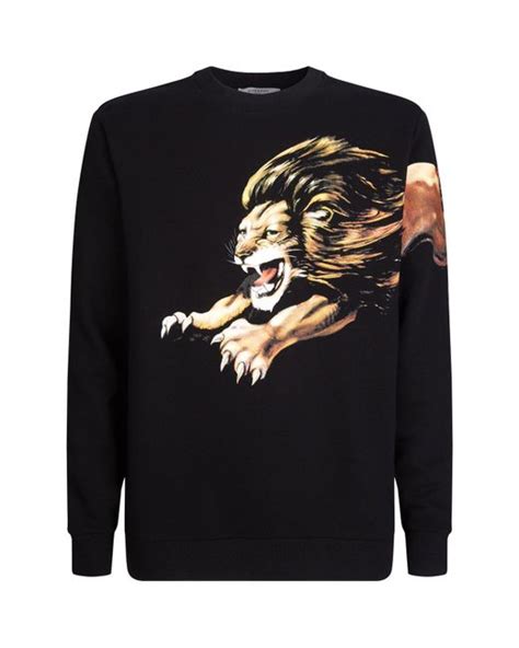 givenchy lion pullover|Givenchy crest sweatshirt.